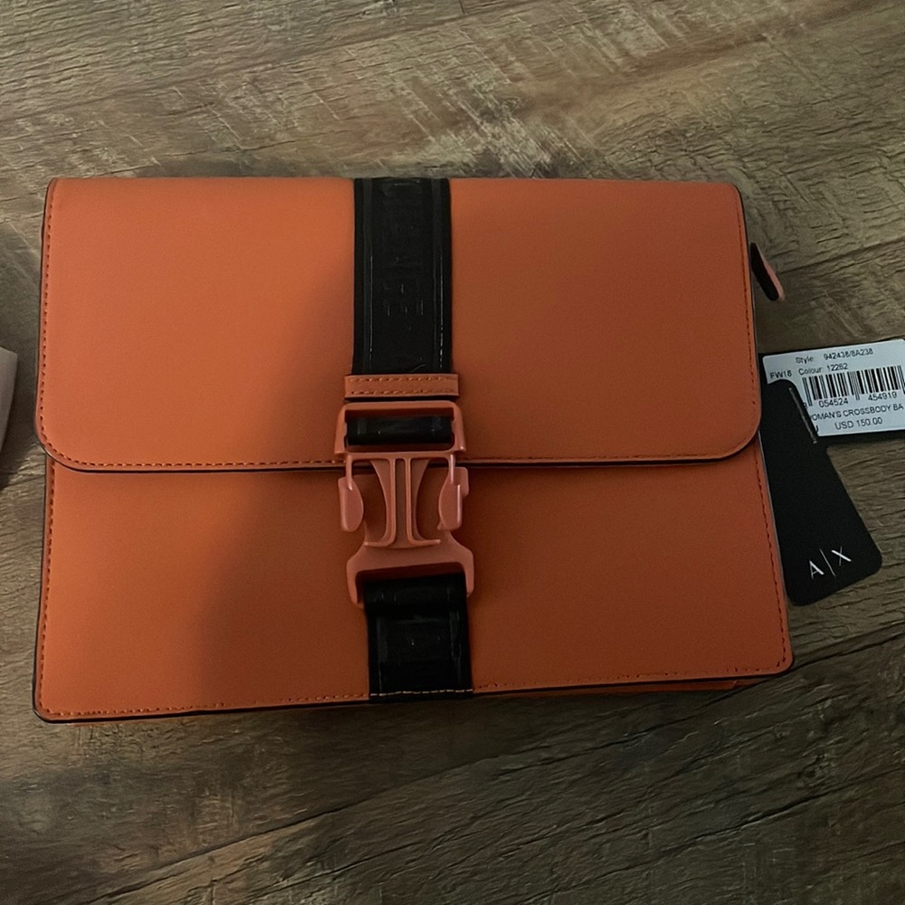 Rare find Armani orange crossover bag